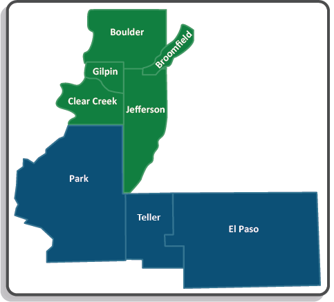 CCHA Region Coverage Map